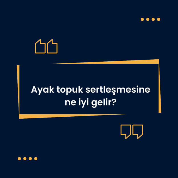 Ayak topuk sertleşmesine ne iyi gelir? 1