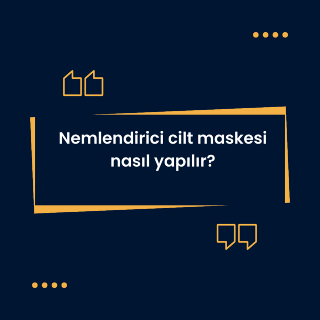 Nemlendirici cilt maskesi nasıl yapılır? 1