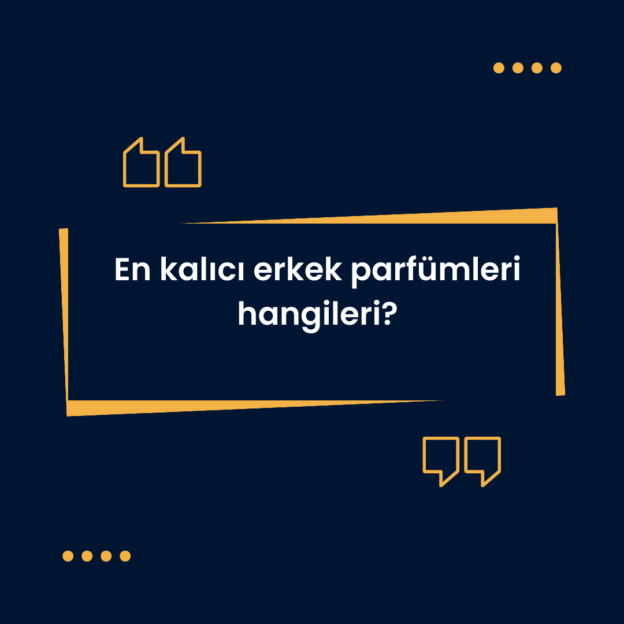 En kalıcı erkek parfümleri hangileri? 1