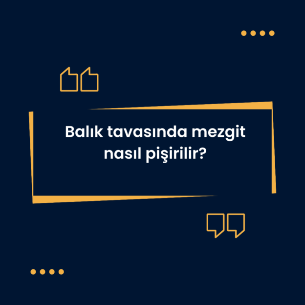 Balık tavasında mezgit nasıl pişirilir? 1