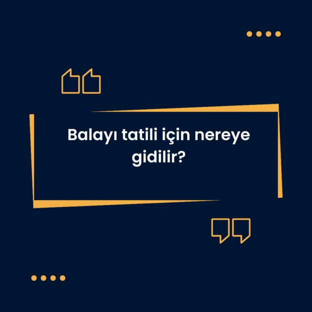 Balayı tatili için nereye gidilir? 1