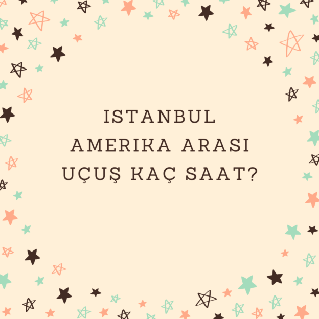 Istanbul Amerika arası uçuş kaç saat? 1