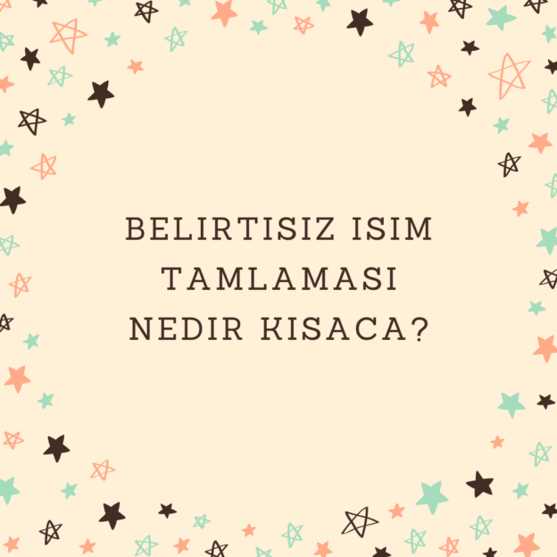 Belirtisiz isim tamlaması nedir kısaca? 1