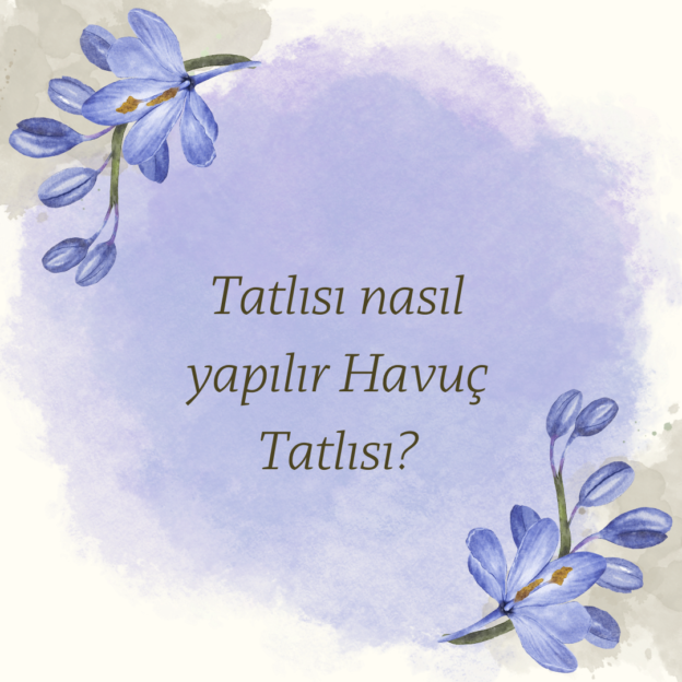 Tatlısı nasıl yapılır Havuç Tatlısı? 1