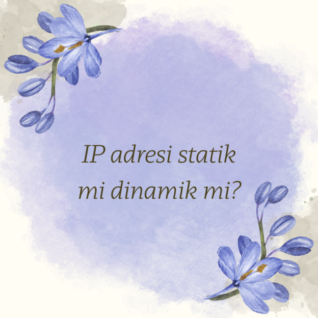 IP adresi statik mi dinamik mi? 1