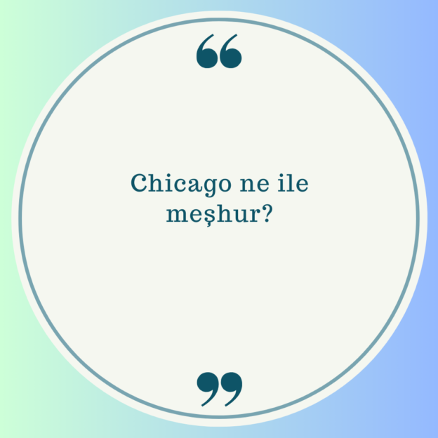 Chicago ne ile meşhur? 1