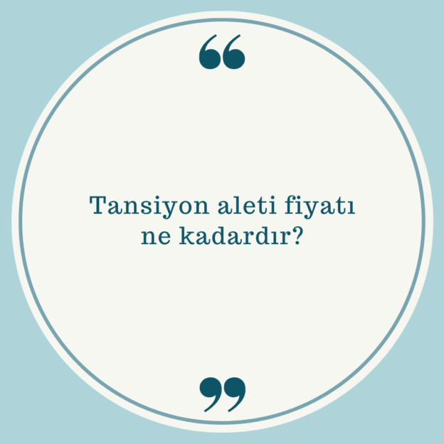 Tansiyon aleti fiyatı ne kadardır? 1