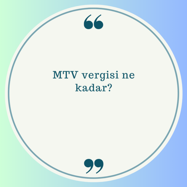 MTV vergisi ne kadar? 1