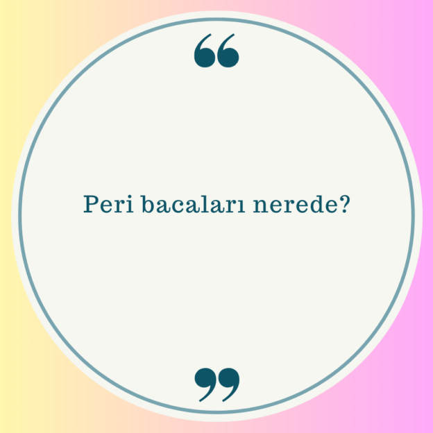 Peri bacaları nerede? 1