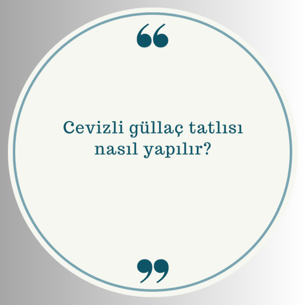 Cevizli güllaç tatlısı nasıl yapılır? 1