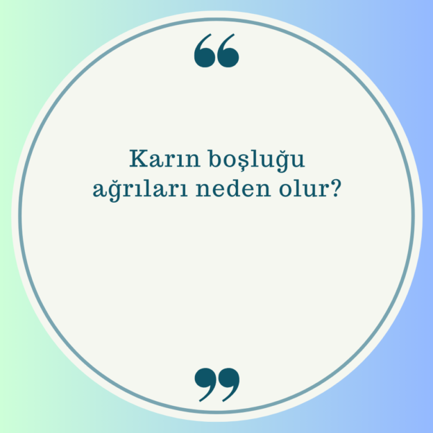 Karın boşluğu ağrıları neden olur? 1