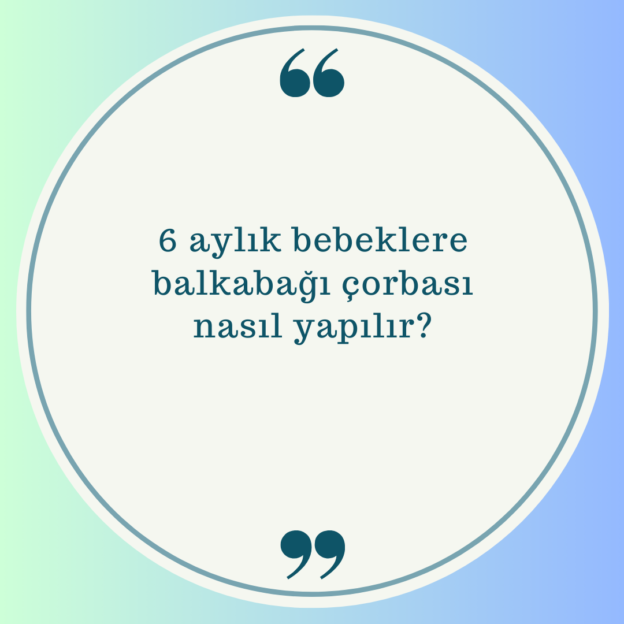 6 aylık bebeklere balkabağı çorbası nasıl yapılır? 1