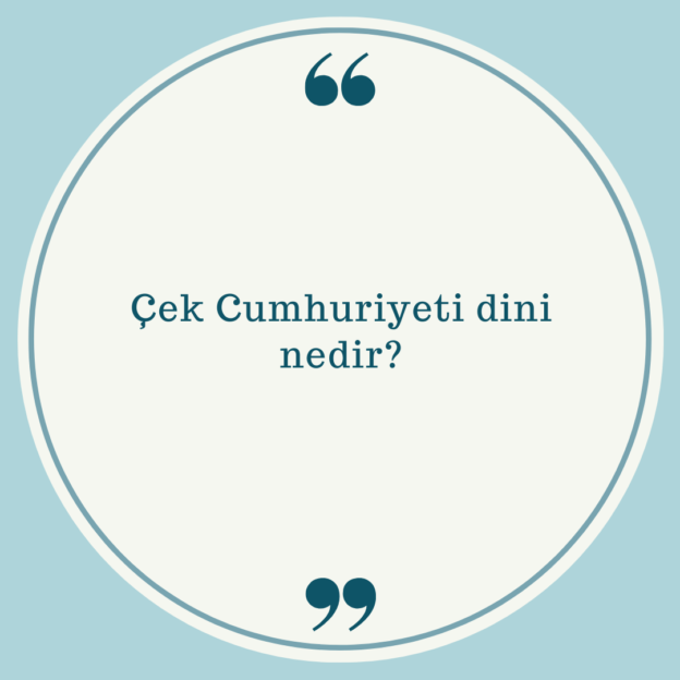 Çek Cumhuriyeti dini nedir? 1