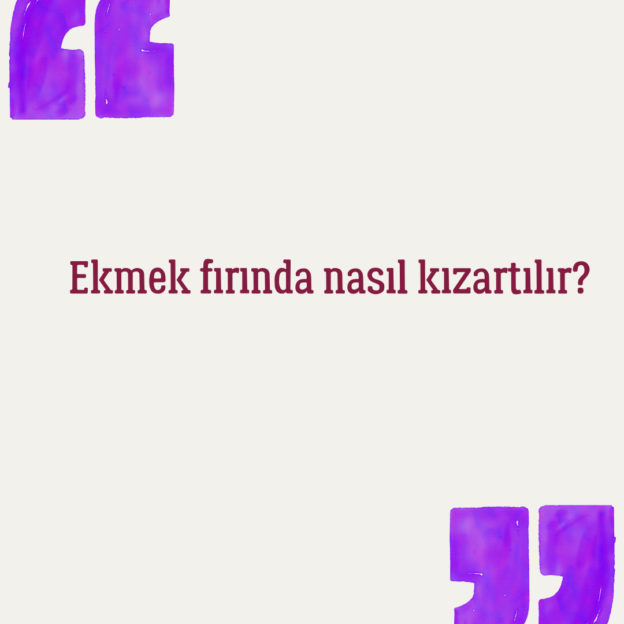 Ekmek fırında nasıl kızartılır? 1