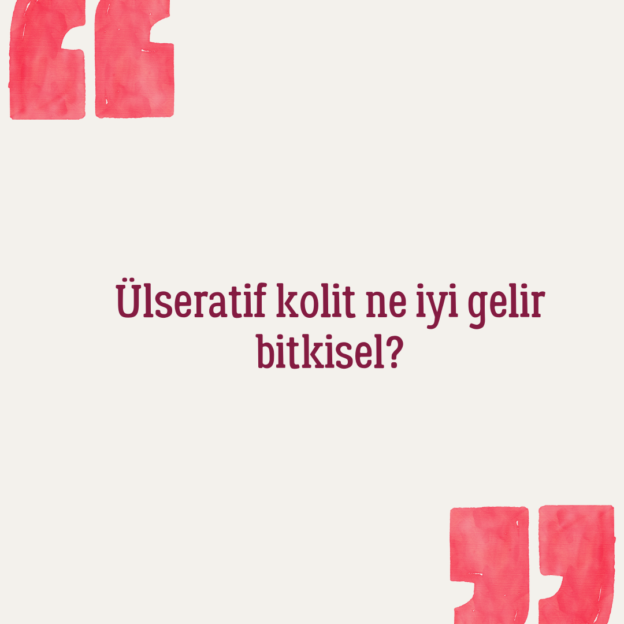 Ülseratif kolit ne iyi gelir bitkisel? 1