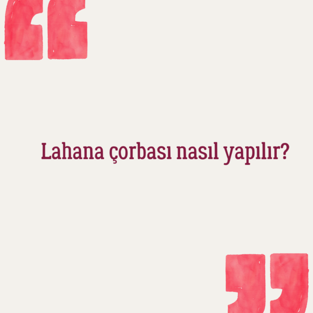 Lahana çorbası nasıl yapılır? 1