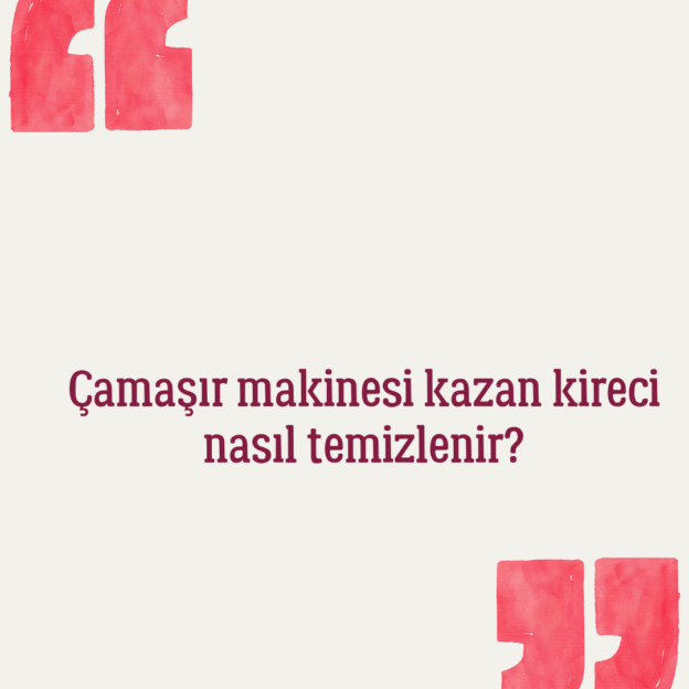 Çamaşır makinesi kazan kireci nasıl temizlenir? 1