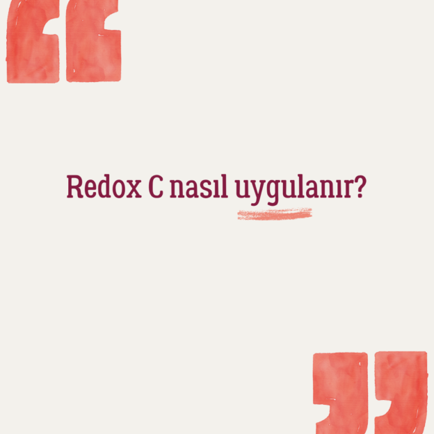 Redox C nasıl uygulanır? 1