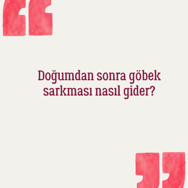 Doğumdan sonra göbek sarkması nasıl gider? 1