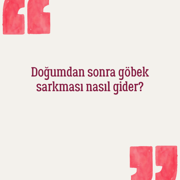 Doğumdan sonra göbek sarkması nasıl gider? 1