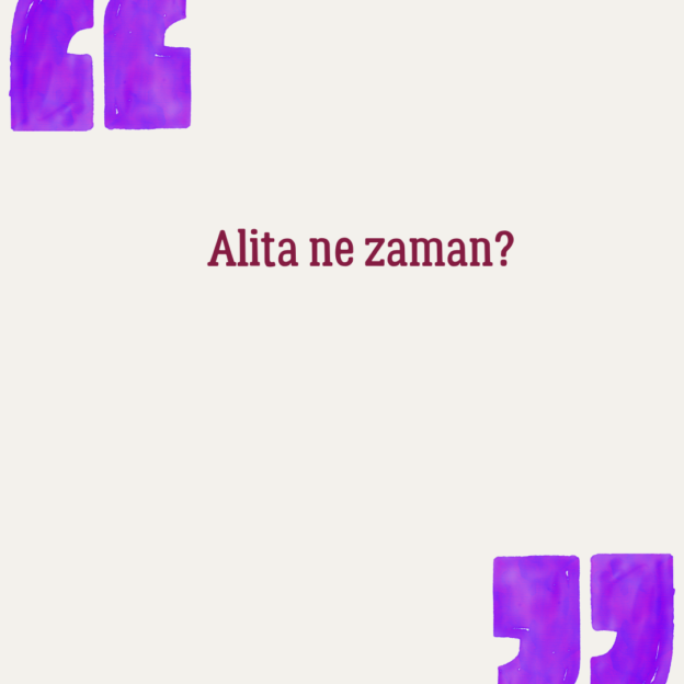 Alita ne zaman? 1