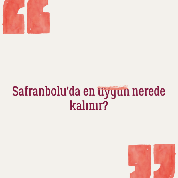 Safranbolu'da en uygun nerede kalınır? 1