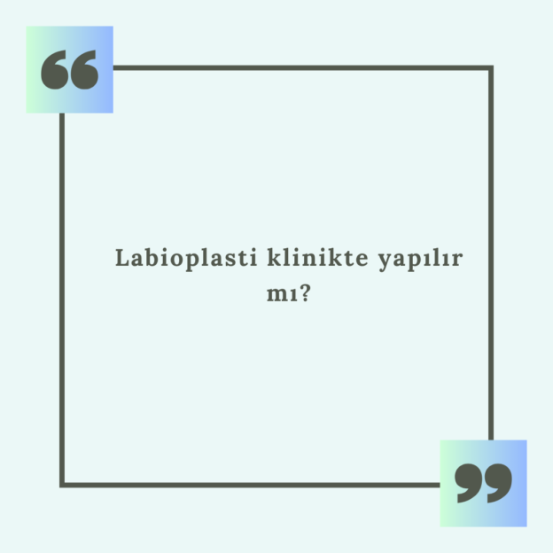 Labioplasti klinikte yapılır mı? 1