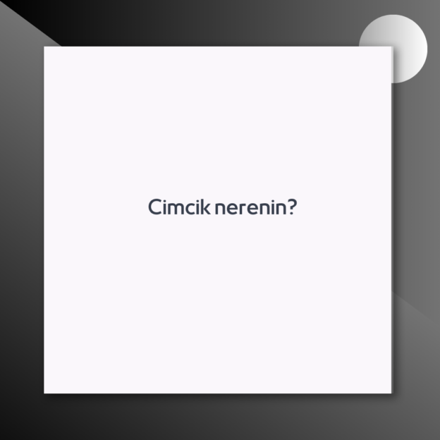 Cimcik nerenin? 1