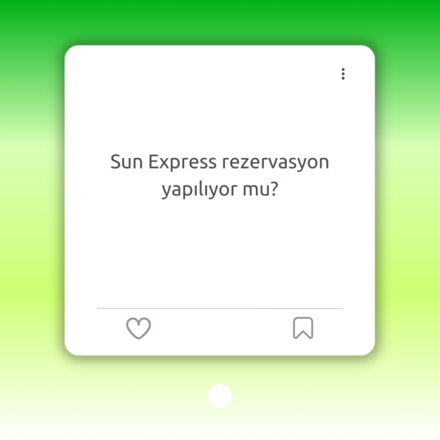 Sun Express rezervasyon yapılıyor mu? 1