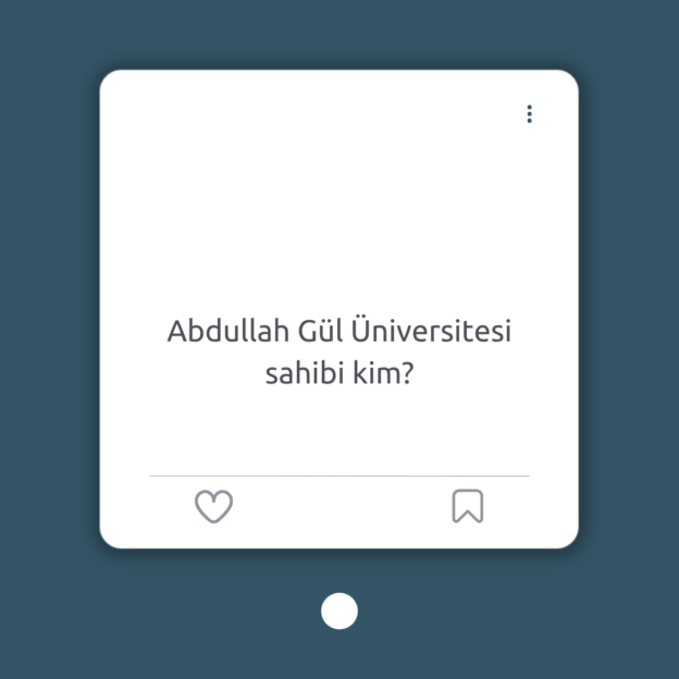 Abdullah Gül Üniversitesi sahibi kim? 1