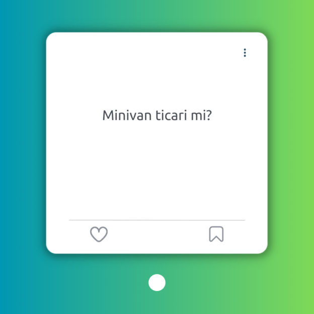 Minivan ticari mi? 1