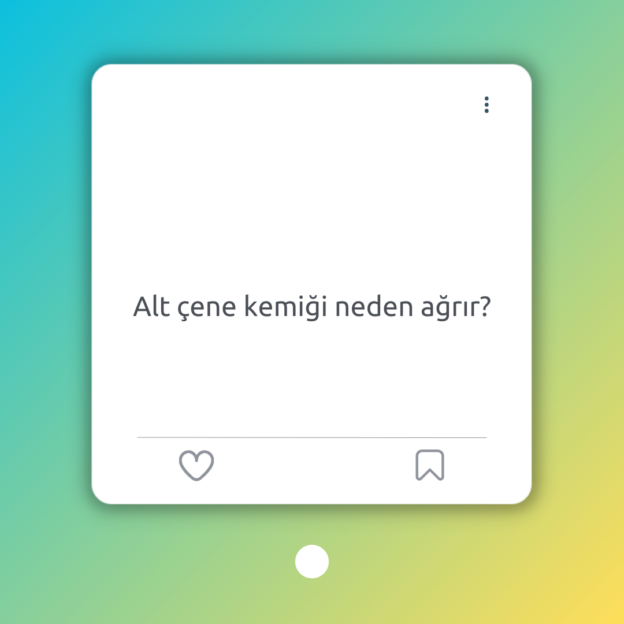 Alt çene kemiği neden ağrır? 1