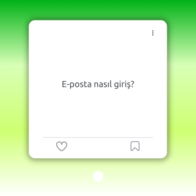 E-posta nasıl giriş? 1