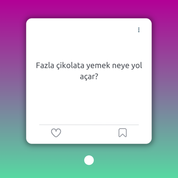 Fazla çikolata yemek neye yol açar? 1