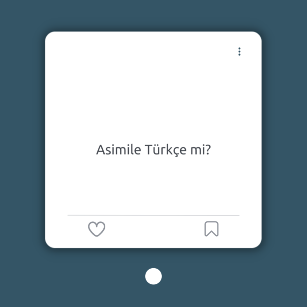 Asimile Türkçe mi? 1