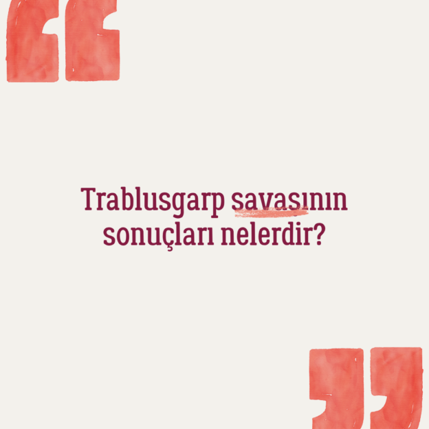 Trablusgarp savaşının sonuçları nelerdir? 1