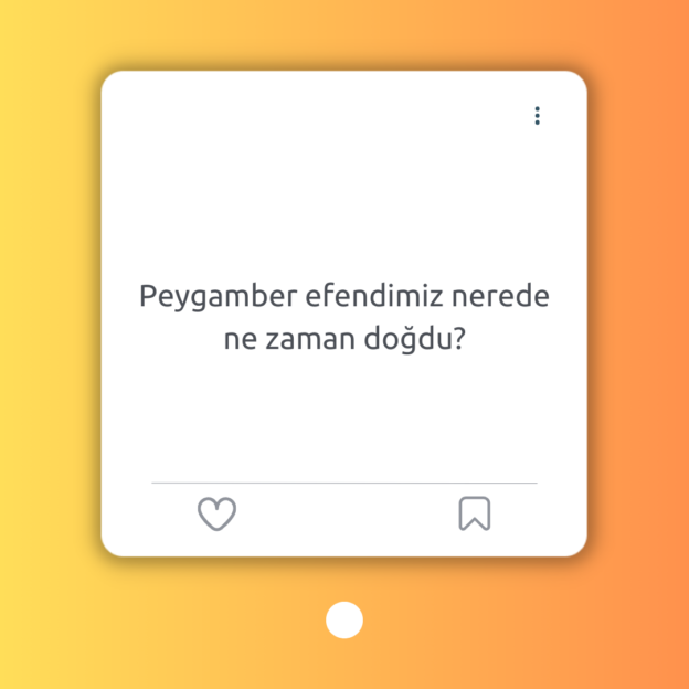 Peygamber efendimiz nerede ne zaman doğdu? 1