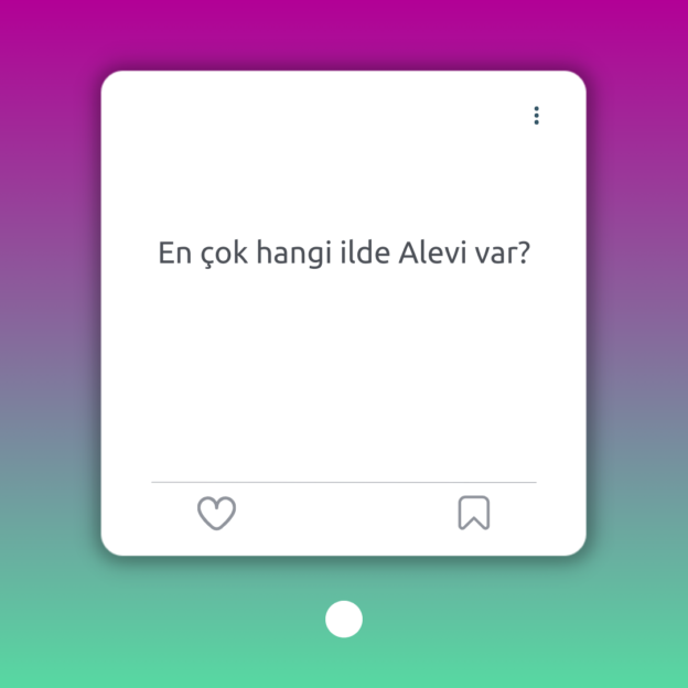 En çok hangi ilde Alevi var? 1