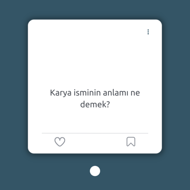 Karya isminin anlamı ne demek? 1