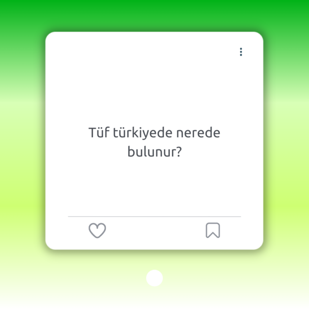 Tüf türkiyede nerede bulunur? 1