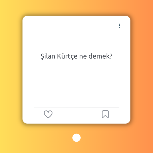 Şilan Kürtçe ne demek? 1