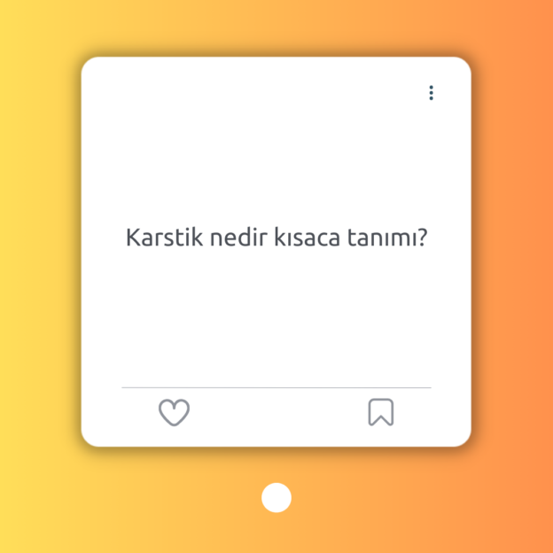 Karstik nedir kısaca tanımı? 1