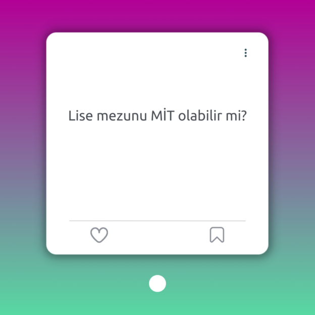 Lise mezunu MİT olabilir mi? 1