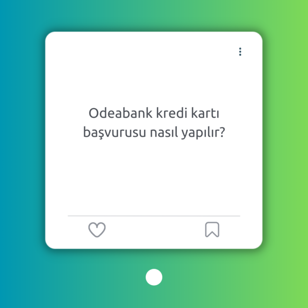 Odeabank kredi kartı başvurusu nasıl yapılır? 1