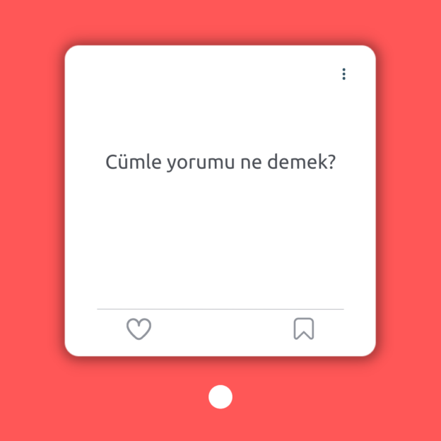 Cümle yorumu ne demek? 1