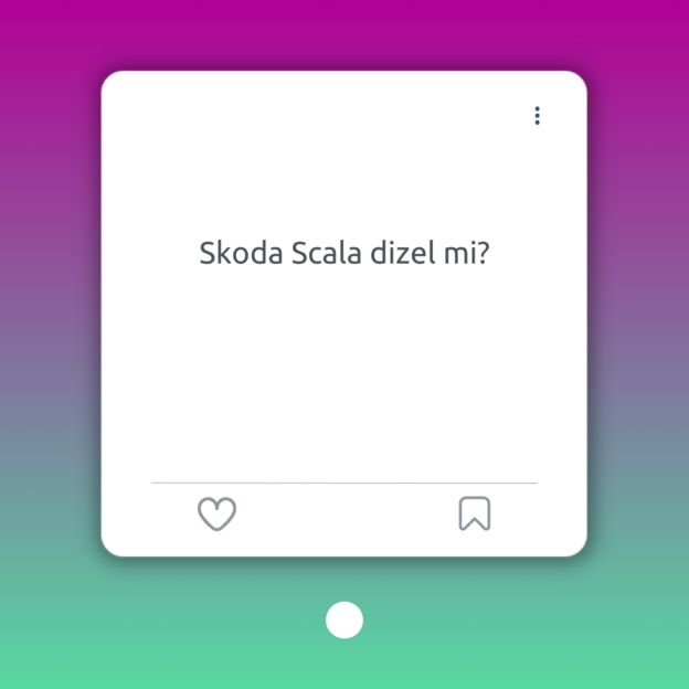 Skoda Scala dizel mi? 1