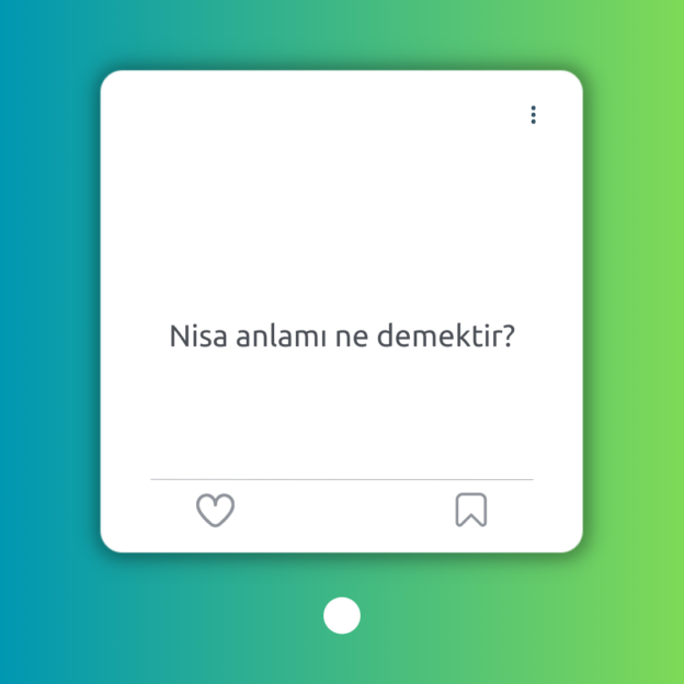 Nisa anlamı ne demektir? 1