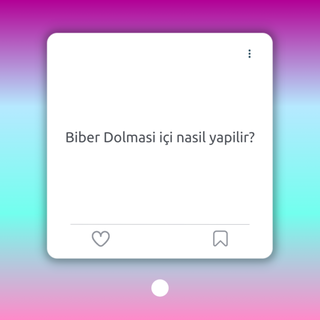 Biber Dolmasi içi nasil yapilir? 1