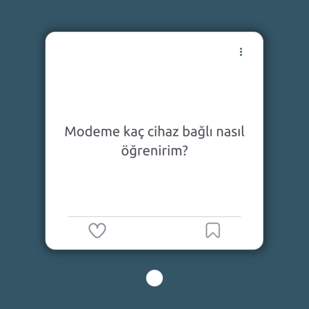 Modeme kaç cihaz bağlı nasıl öğrenirim? 1