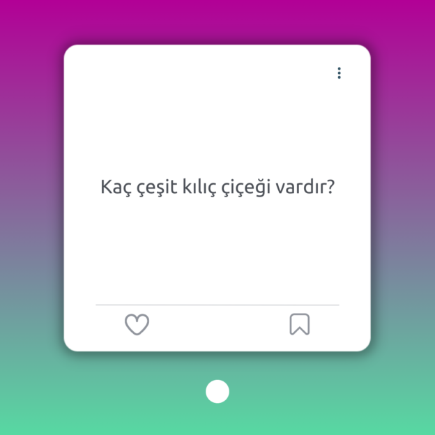 Kaç çeşit kılıç çiçeği vardır? 1